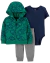 Conjunto Carters 3 peças Inverno - Casaco Verde