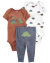 Conjunto Carters 3 peças (trio) - Dinossauros