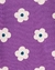 Kit Body Carter's Com 4 Peças Manga Longa Bebê Floral Lilás (Lançamento 2023) - loja online
