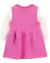Vestido Carters tricô Rosa com body branco na internet