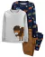 Pijama Carters 4 peças manga longa - Bufalos