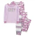 Pijama Carters 4 Peças -Manga Longa Rosa Coozy - comprar online