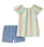 Conjunto Carters 2 peças bata listrada