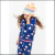 Pijama Carters Azul Corações em Fleece - comprar online