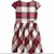 Vestido Carter's Xadrez Vermelho Natal - comprar online