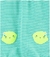 Macaquinho bebê de bichinhos listrado verde | Carter's - comprar online