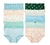Calcinhas Carters - Kit 10 peças Verde Claro Azul e Bege Flores