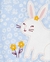 Romper Carters - Floral Azul Coelhinha - comprar online