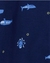 Pack 2 macacões Carters fundo do mar azul na internet