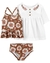 MODA PRAIA CARTER'S - FLORAL - PROTEÇÃO UV50+ - MENINA