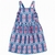 Vestido Carters Azul e Rosa
