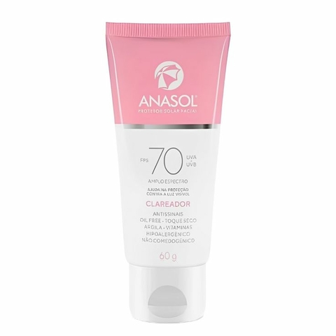Protetor Solar Facial Anasol FPS 70 com 60g