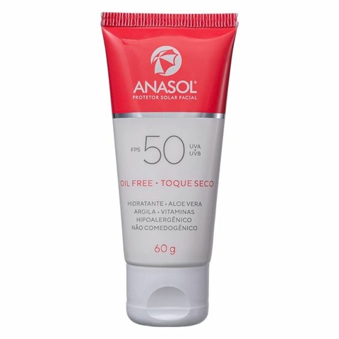 Protetor Facial Fps 50 Toque Seco Anasol 60g