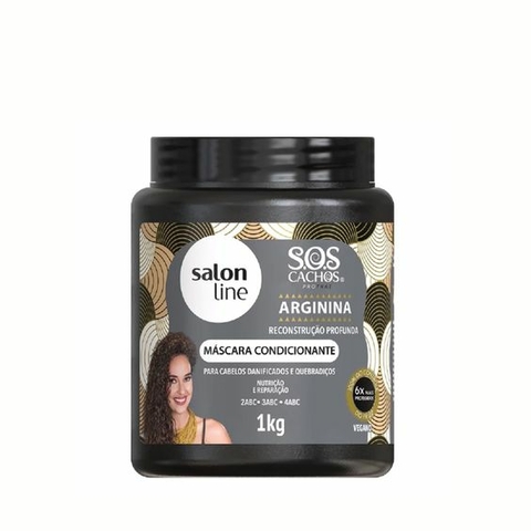 Máscara De Tratamento Sos Arginina Salon Line 1k