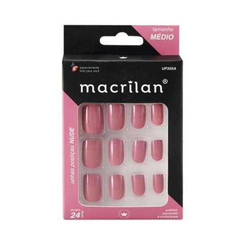 Unhas Posticas Medio Nude Macrilan