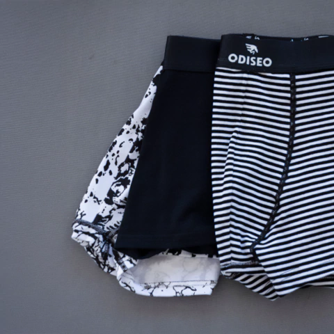 Combo: 2 Boxers Estampados + 1 Boxer Liso - comprar online