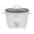 Arrocera Kanjihome 1,8 L Antiadherente con Tapa de Vidrio Blanca