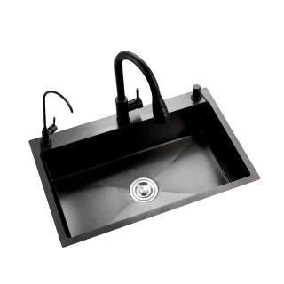 Pileta Cocina Bacha Tradicional Rv Home Color Negro