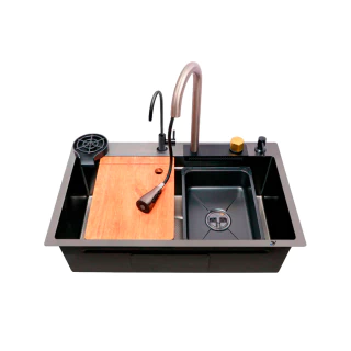 Pileta Bacha Cocina Smart Premium Acero 304 Rv Home