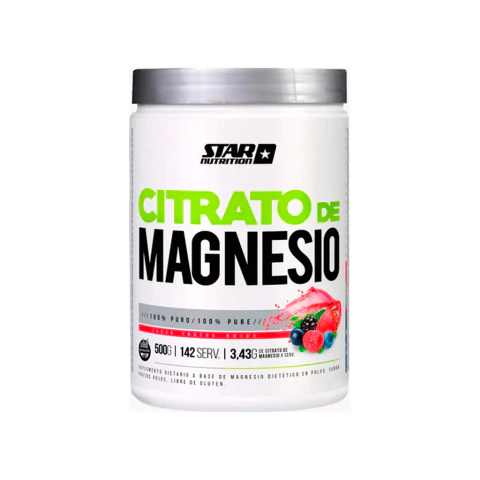 Citrato De Magnesio En Polvo 500g Star Nutrition
