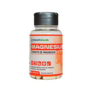 Innovanaturals Citrato De Magnesio X 60 Cápsulas Sabor Sin Sabor