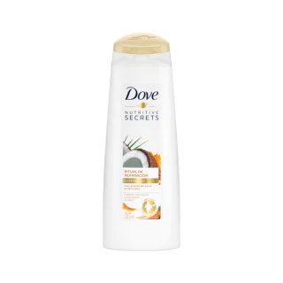 Shampoo Dove Ritual De Reparación Coco Y Cúrcuma 200ml