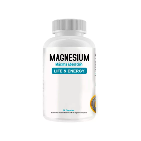 Eth Nutrition Magnesium Óxido De Magnesio 60 Cápsulas