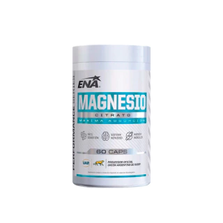 Citrato De Magnesio Ena Sport En Cápsulas 60 Caps Sabor Neutro