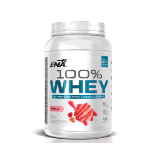 Whey Protein 900g Pura 80% Pack Ena Sabor Frutilla 900g