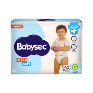 Babysec Ultra Soft 60 Unidades (g)