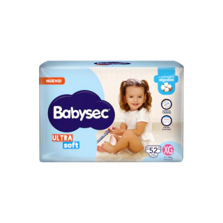 Babysec Ultra Soft Superpack Extra Grande (xg) X52 Un