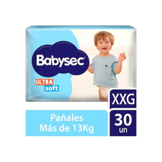 Babysec Ultra Soft Xxg X30u Pañales Descartables Género Sin Género Tamaño Extra Extra Grande (xxg)