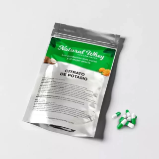 Suplemento Natural Whey Citrato De Potasio Sobre 60 Capsulas