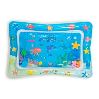 Alfombra Inflable De Agua De Love 69x50x8 Cm Antigolpes Bebe