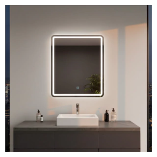 Espejo Inteligente Rectangular Vertical Q1 Qualika (Luz Calida / Fria / Amarilla)