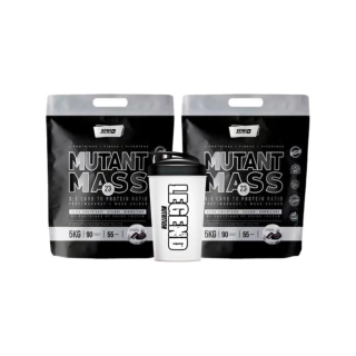 Star Nutrition - Mutant Mass 5kg X2 Cookies + Vaso Shaker Antigrumos Legend 600ml