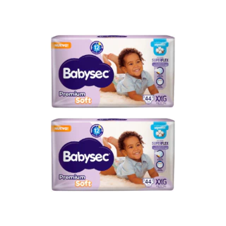 Babysec Xxg Premium Soft Pack X2