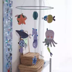 Móbile Fundo do Mar - Toca do Jiló | Brinquedos e Outros Afetos