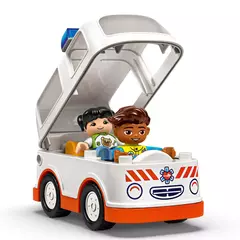 Ambulância e Motorista (Lego Duplo) - loja online