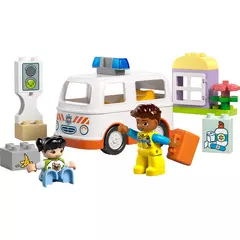 Ambulância e Motorista (Lego Duplo) - Toca do Jiló | Brinquedos e Outros Afetos