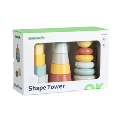 Torre de Encaixe Tripla - TookyToy - Toca do Jiló | Brinquedos e Outros Afetos