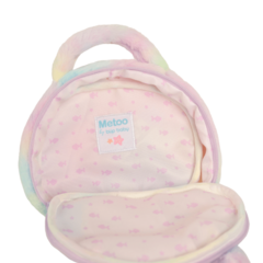 Bolsa Plush Coelha Arco-Íris Alça de Mão _ Metoo