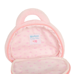 Bolsa Plush Coelha Rosa Alça de Mão _ Metoo