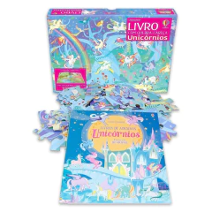 Unicórnios: Livro com Quebra-cabeça - comprar online