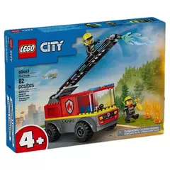 Caminhão dos Bombeiros com Escada de Combate ao Fogo (Lego City) - comprar online