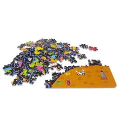 Labirintos do Espaço: livro com Quebra-Cabeça - Toca do Jiló | Brinquedos e Outros Afetos