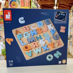 Lousinha Alfabética e tabuleiro de encaixe - Janod