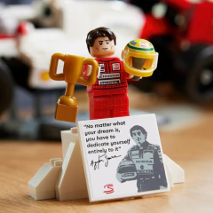McLaren Ayrton Senna (Lego Icons | Fórmula 1) - Toca do Jiló | Brinquedos e Outros Afetos