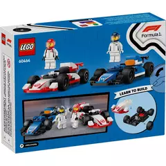 Carros de Corrida F1 da Williams Racing e Haas F1 (Lego City) - Toca do Jiló | Brinquedos e Outros Afetos