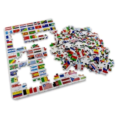 Bandeiras do mundo: Livro com Quebra-cabeça Usborne - loja online